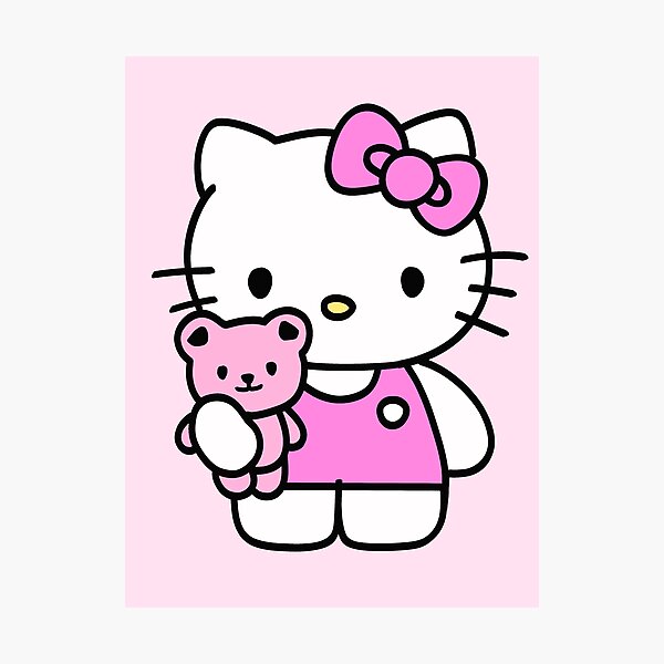 Item preview, Hello kitty with teddy bear designed and sold by Sunnydraws7.