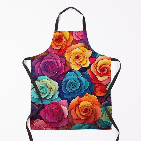 Item preview, Abstract Colorful Roses Pattern designed and sold by calibrit.