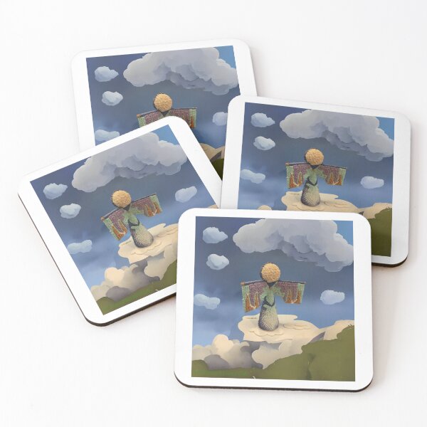 Item preview, Multimedia Angel on ceramic clouds designed and sold by uniquesparrow.