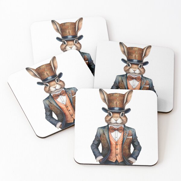 Item preview, Vintage Rabbit in Suit designed and sold by Olive and Lily Delights.
