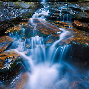 Artwork thumbnail, Terrance Falls, Blue Mountains, Australia by Michael Boniwell