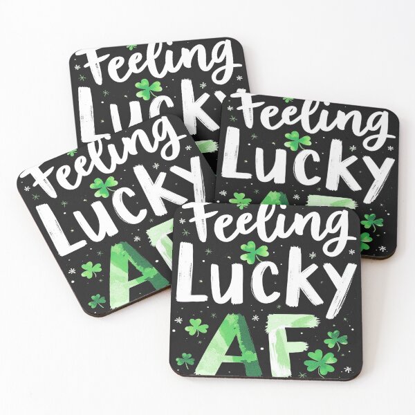 Item preview, FEELING LUCKY AF designed and sold by Teeshirthustle.