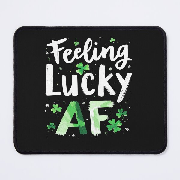 Item preview, FEELING LUCKY AF designed and sold by Teeshirthustle.