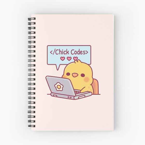 Item preview, Cute Chick Coding On Laptop Chick Codes Funny designed and sold by rustydoodle.