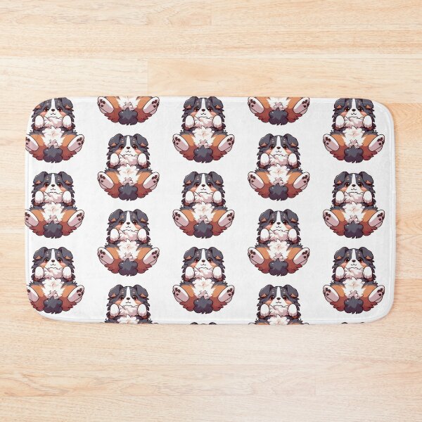 Item preview, Chibi Australian Shepherd Asking for a Belly Rub designed and sold by City0fDreams.