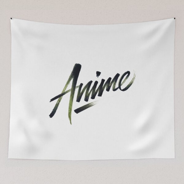 Item preview, Anime Calligraphy Brushstroke Typography designed and sold by HoriArc.