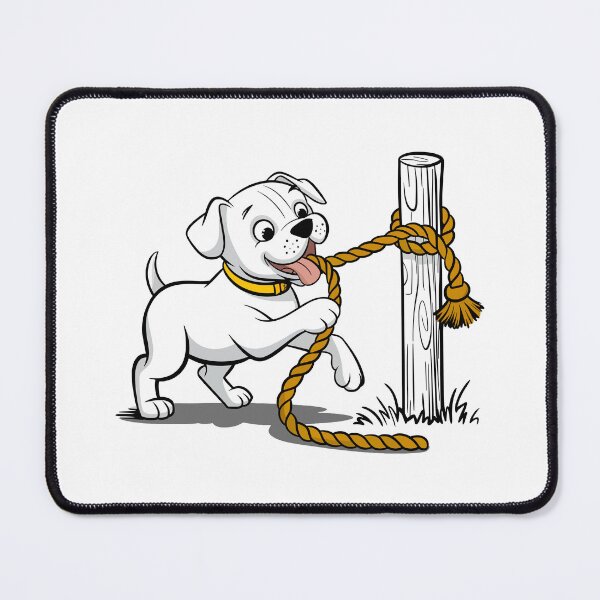 Item preview, Playful Dogo Argentino Puppy Tugging Rope designed and sold by WildlifeInc.