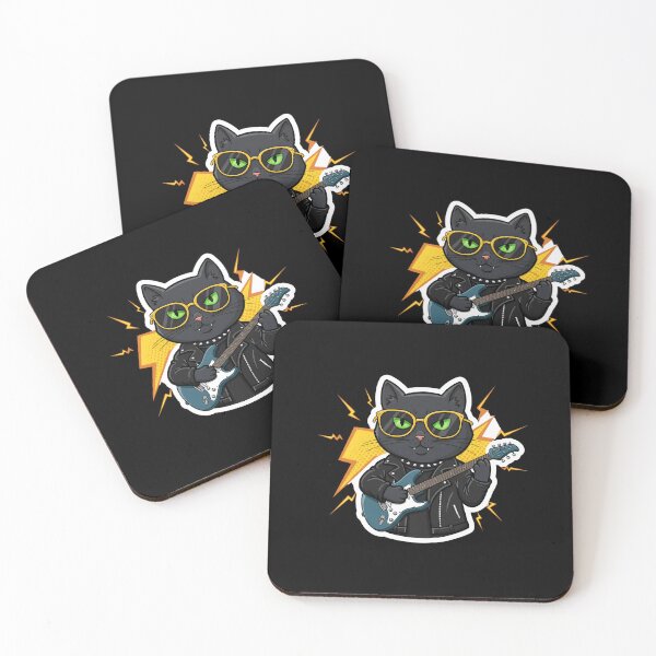 Item preview, Badass Cat Rockstar Legend – The Ultimate Stage Performer designed and sold by Meow Cat.
