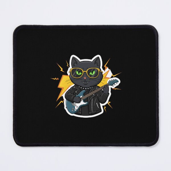 Item preview, Badass Cat Rockstar Legend – The Ultimate Stage Performer designed and sold by Meow Cat.