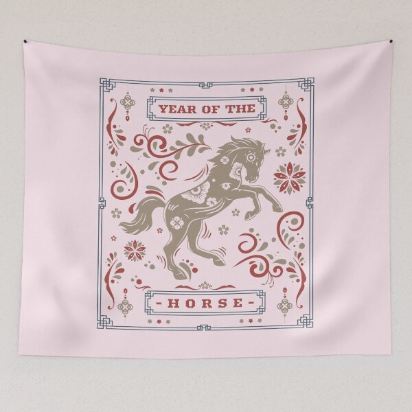 Item preview, Year Of The Horse Chinese Paper Cutting Art designed and sold by GraTEEtude.