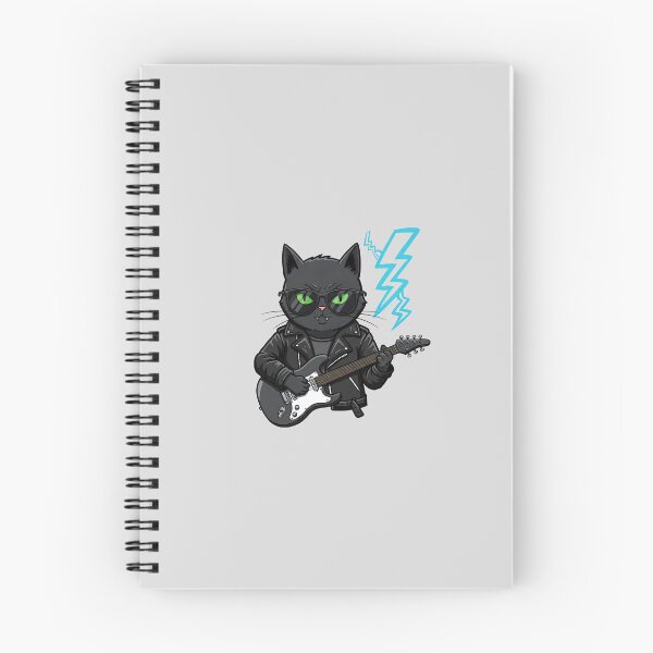 Item preview, Badass Cat Rock Band Leader – The Frontman Feline designed and sold by Meow Cat.