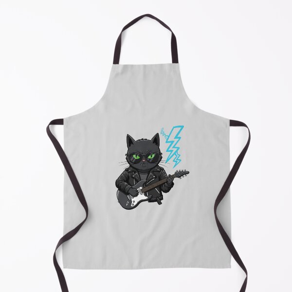 Item preview, Badass Cat Rock Band Leader – The Frontman Feline designed and sold by Meow Cat.