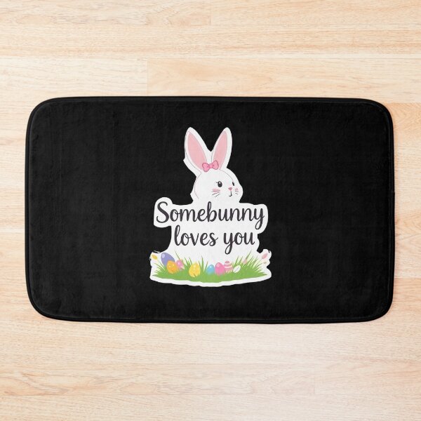 Item preview, Somebunny Loves you Sticker designed and sold by FestivityFinds.