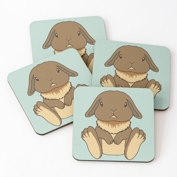 Item preview, Holland Lop Tortoise Brown Rabbit designed and sold by tayaan.