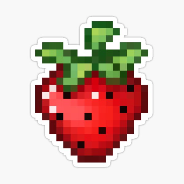 Item preview, Pixel Strawberry designed and sold by Yusraah's Art.