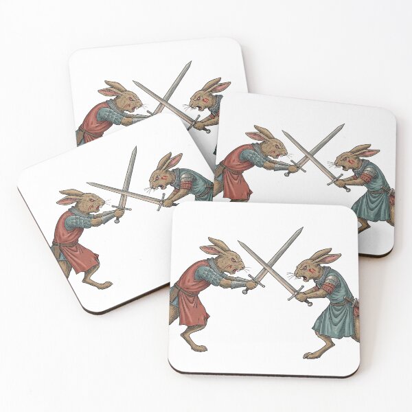 Item preview, Battle Bunnies  | medieval rabbits  | Swordplay designed and sold by Space Hyenas.