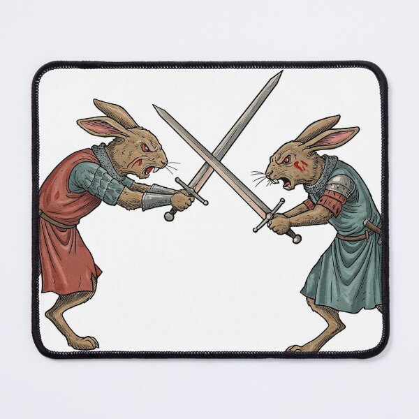 Item preview, Battle Bunnies  | medieval rabbits  | Swordplay designed and sold by Space Hyenas.