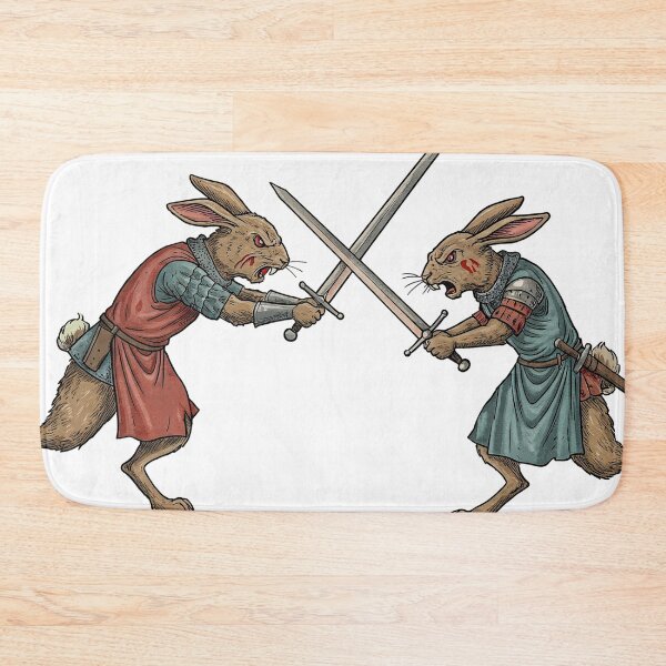 Item preview, Battle Bunnies  | medieval rabbits  | Swordplay designed and sold by Space Hyenas.