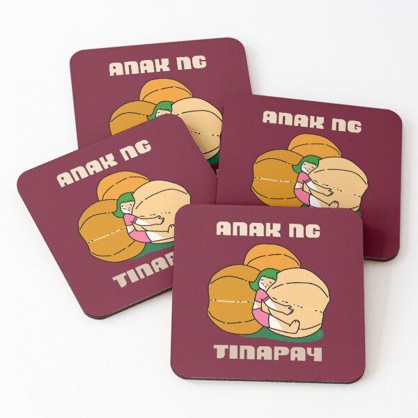 Item preview, ANAK NG TINAPAY FILIPINO EXPRESSION MAROON SHIRT designed and sold by aydapadi.
