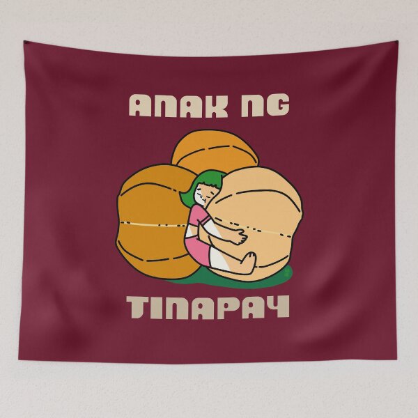 Item preview, ANAK NG TINAPAY FILIPINO EXPRESSION MAROON SHIRT designed and sold by aydapadi.