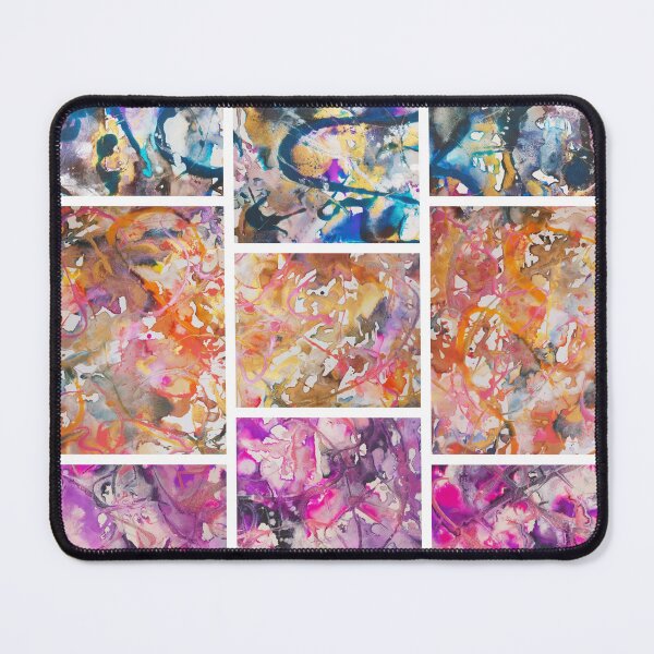Item preview, ‘Cold, Warm, Warmer’ Colour Drip Art designed and sold by VariARTyPrints.