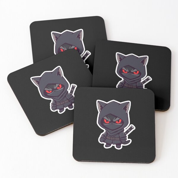 Item preview, Shinobi Cat Night Stalker – A Silent Guardian of the Shadows designed and sold by Meow Cat.