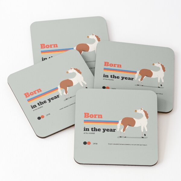 Item preview, Born In The Year Of The Horse 马年 1978 designed and sold by GraTEEtude.