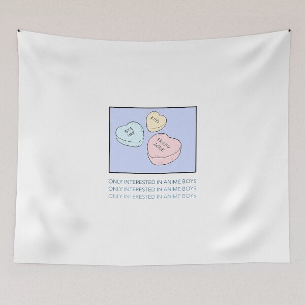 Item preview, Only Interested In Anime Boys Sweethearts Candy designed and sold by TheGeekyGiraffe.