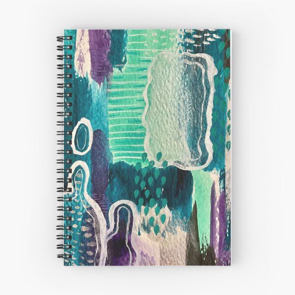 Item preview, Calming green and purple Abstract 1 designed and sold by trossi.