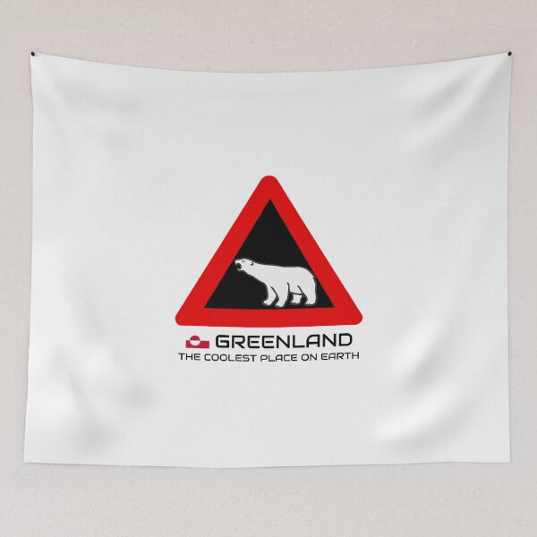 Item preview, Greenland Polar Bear Crossing The Coolest Place On Earth designed and sold by GraTEEtude.