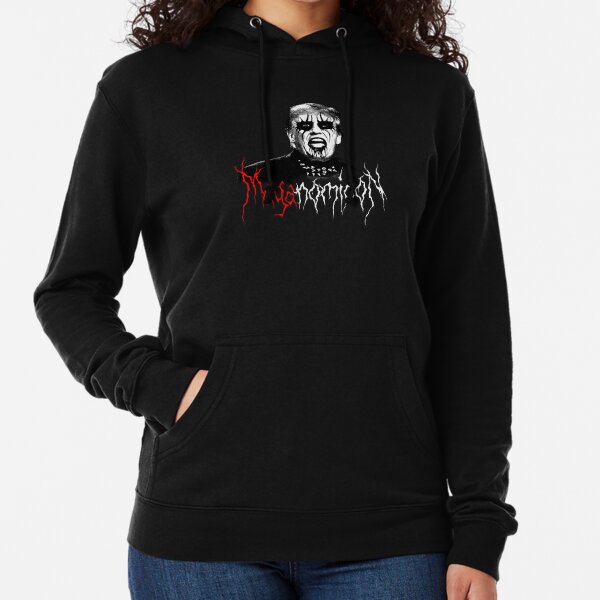 Aperçu de l'œuvre MAGANOMICON MAGA Trump Black Metal créée et vendue par LosDivorciados.