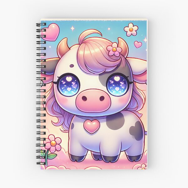 Artikelvorschau, Kawaii Kuh mit großem Glitzer entworfen und verkauft von SwiftEagleFly.