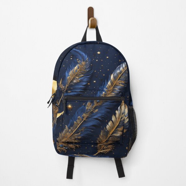 Item preview, Golden Moon and Feathers designed and sold by Sadia Jannat.
