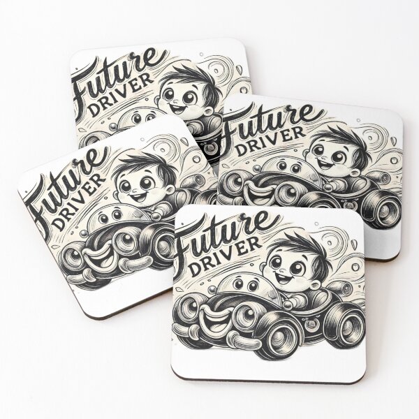 Item preview, Future Driver: Cute Cartoon Car Sketch designed and sold by Fiercest128.