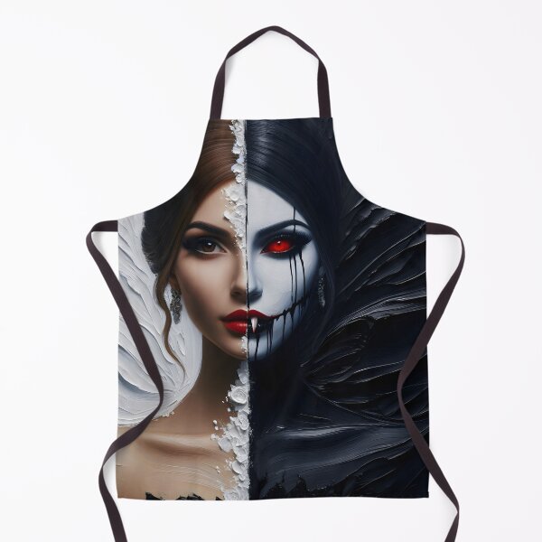 Item preview, Duality-the innocent and the vampire-black and white designed and sold by GothicRubette.