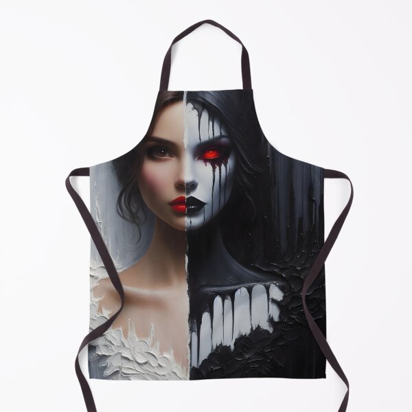 Item preview, Duality-the innocent and the vampire-black and white designed and sold by GothicRubette.