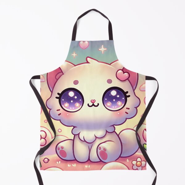 Item preview, Kawaii Cat With Sparkling Eyes designed and sold by SwiftEagleFly.