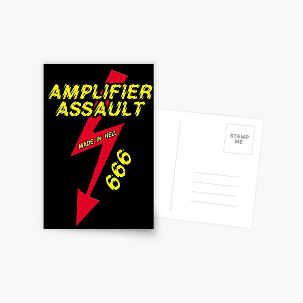 Item preview, AMPLIFIER ASSAULT 666 designed and sold by merchofthedead.