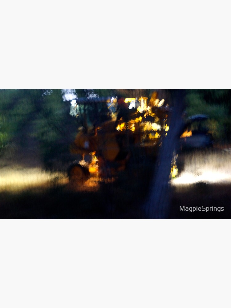 Thumbnail 3 of 3, Sticker, Blur of the Night: A Mysterious Encounter. Magpie Springs designed and sold by MagpieSprings.