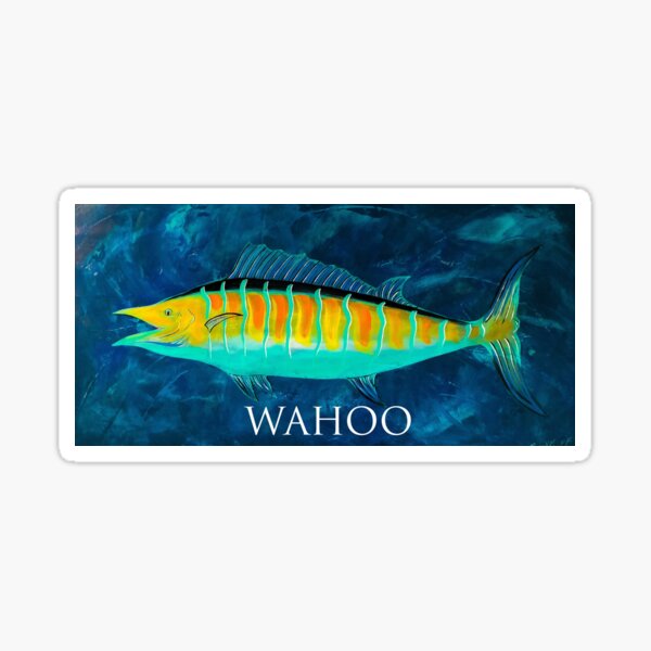Vista previa del artículo con la obra «Salty Wahoo», diseñado y vendido por barryknauff.