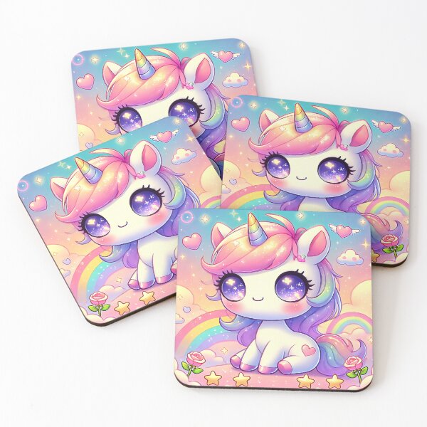 Item preview, Kawaii unicorn designed and sold by SwiftEagleFly.