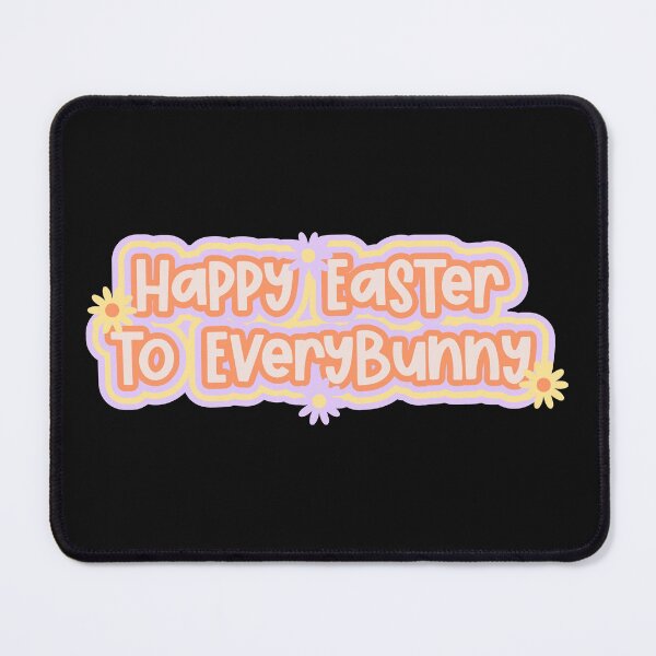 Item preview, HAPPY EASTER TO EVERYBUNNY Sticker designed and sold by FestivityFinds.