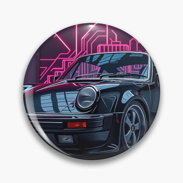 Item preview, Porsche in black with neon art designed and sold by Salimgor Hangaround Music.