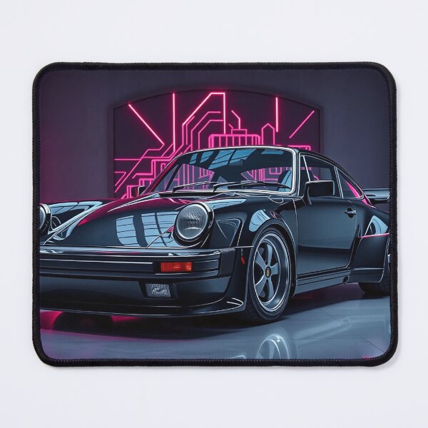 Item preview, Porsche in black with neon art designed and sold by Salimgor Hangaround Music.