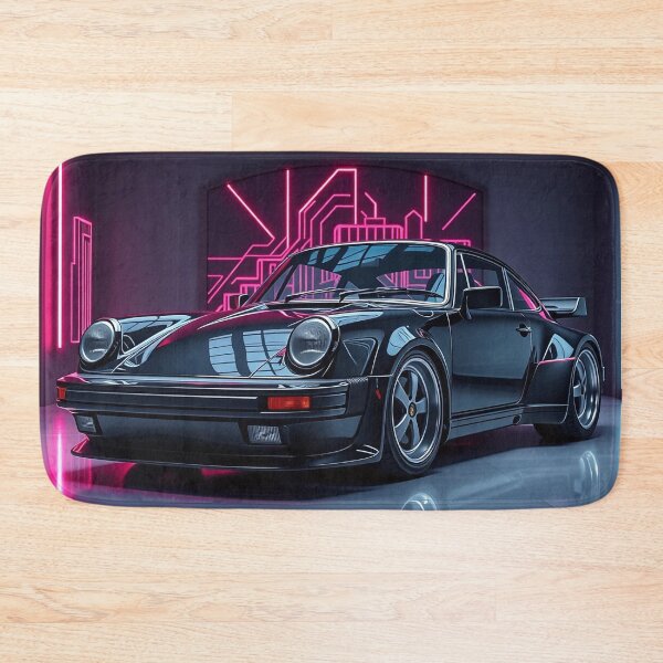 Item preview, Porsche in black with neon art designed and sold by Salimgor Hangaround Music.