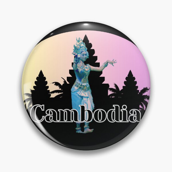 Item preview, Dancign Apsara over Silhouette of Angkor Wat designed and sold by Linklandiya.