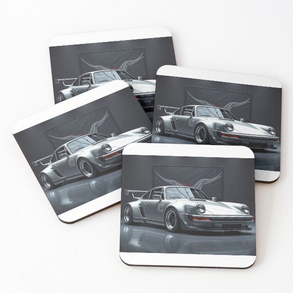 Item preview, Porsche in silver with body kit and artwork designed and sold by Salimgor Hangaround Music.