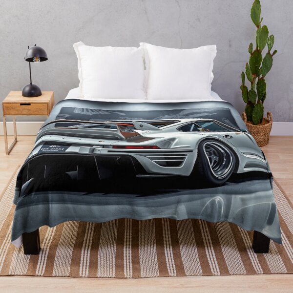 Item preview, Porsche in white with body kit and artwork designed and sold by Salimgor Hangaround Music.