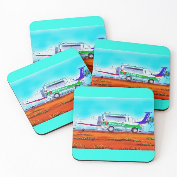 Item preview, RFDSWA with ambulance attending designed and sold by EJCairns.