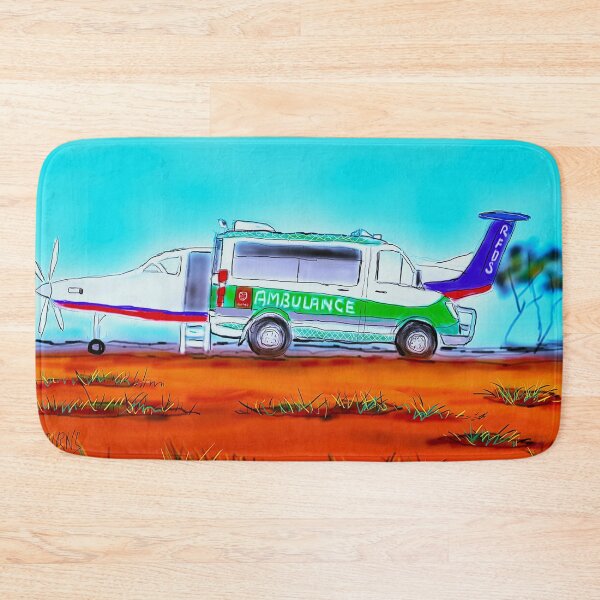 Item preview, RFDSWA with ambulance attending designed and sold by EJCairns.